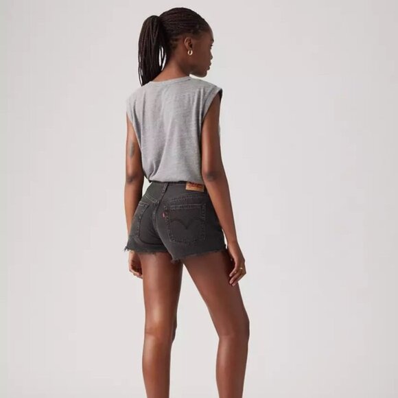 LEVI’S 501® ORIGINAL FIT HIGH RISE WOMEN'S SHORTS SIZE 26 - Picture 4 of 15